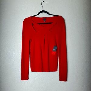 Bold Elements Ladies Large Red Sweater